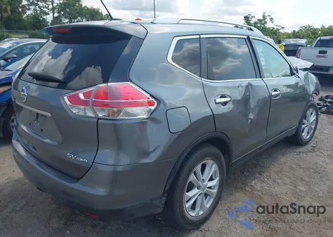 2015 Nissan Rogue Sv из США, поврежденный, VIN KNMAT2MV5FP536374